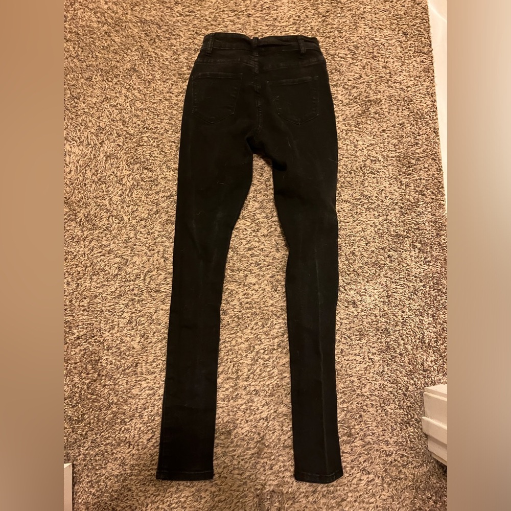 High Rise Ripped Skinny Jeans - Picture 2 of 4